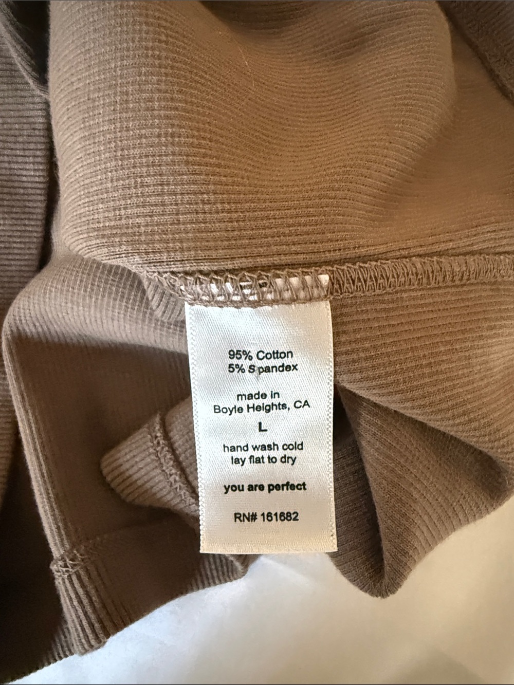 perfectwhitetee Ribbed Tank Top - Picture 3 of 3